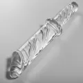 Modell 24 Dildo Borosilikatglas Klar 28,5 cm -O- 5 cm von Nebula Series By Ibiza