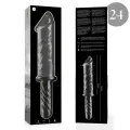 Modell 24 Dildo Borosilikatglas Klar 28,5 cm -O- 5 cm von Nebula Series By Ibiza
