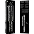 Modell 24 Dildo Borosilikatglas Klar 28,5 cm -O- 5 cm von Nebula Series By Ibiza