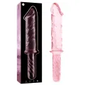 Modell 24 Dildo Borosilikatglas Rosa 28,5 cm -O- 5 cm von Nebula Series By Ibiza