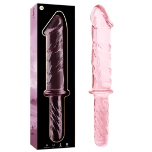 Modell 24 Dildo Borosilikatglas Rosa 28,5 cm -O- 5 cm von Nebula Series By Ibiza | Fesselliebe.de