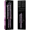 Modell 24 Dildo Borosilikatglas Rosa 28,5 cm -O- 5 cm von Nebula Series By Ibiza