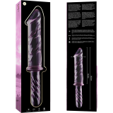 Modell 24 Dildo Borosilikatglas Rosa 28,5 cm -O- 5 cm von Nebula Series By Ibiza | Fesselliebe.de