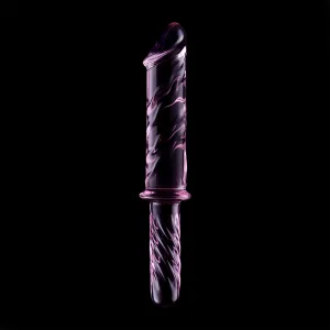 Modell 24 Dildo Borosilikatglas Rosa 28,5 cm -O- 5 cm von Nebula Series By Ibiza