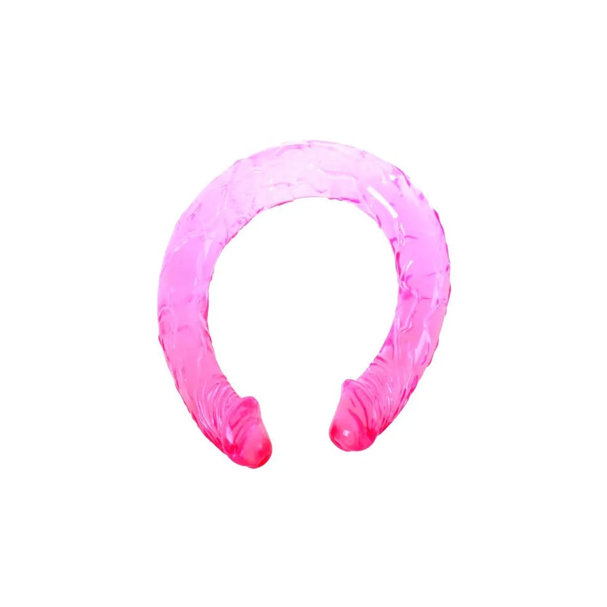 Rosa Doppeldong 44,5 cm von Baile Anal | Fesselliebe.de