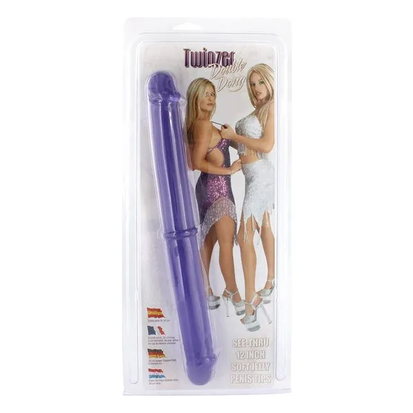 Doppelpenis 30 cm Lila von Seven Creations | Fesselliebe.de