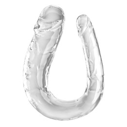 Double Trouble Doppeldildo 44 cm Klar von King Cock | Fesselliebe.de