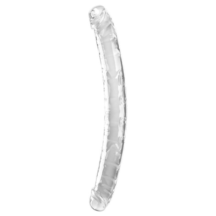 Double Trouble Doppeldildo 46 cm Klar von King Cock | Fesselliebe.de