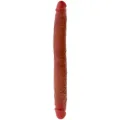 Doppelendes Silikon-Dildo Karamell 35 cm von Get Real