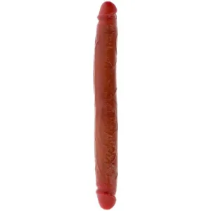 Doppelendes Silikon-Dildo Karamell 35 cm von Get Real | Fesselliebe.de
