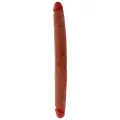 Doppelendes Silikon-Dildo Karamell 40 cm von Get Real