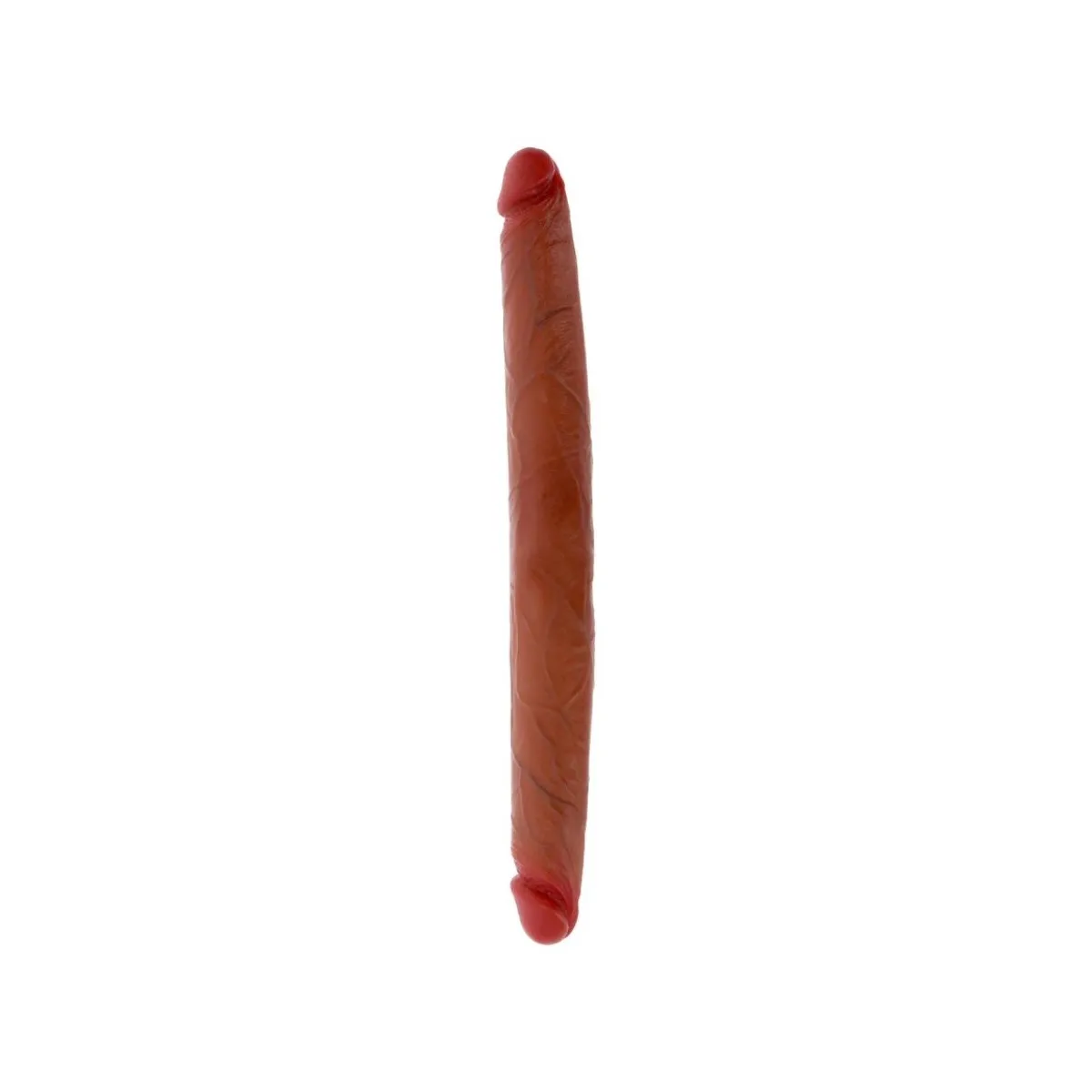 Doppelendes Silikon-Dildo Karamell 40 cm von Get Real | Fesselliebe.de