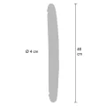 Doppelendes Silikon-Dildo Karamell 40 cm von Get Real
