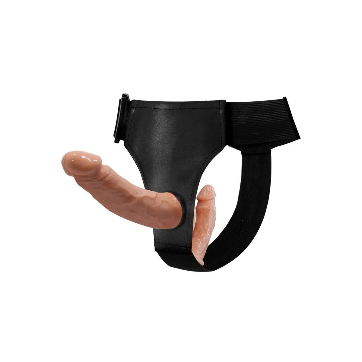 Ultra Leidenschaftlicher Doppelter Dildo mit Geschirr von Baile Harness Collection | Fesselliebe.de