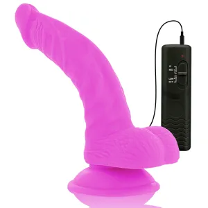 Flexibler Vibrierender Dildo Lila 21,5 cm -O- 4,5 cm von Diversia