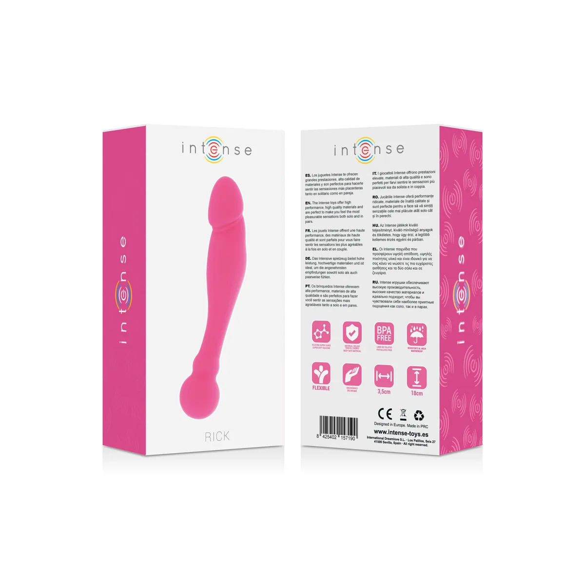 Silikon Rick Dual Rosa von Intense Fun | Fesselliebe.de