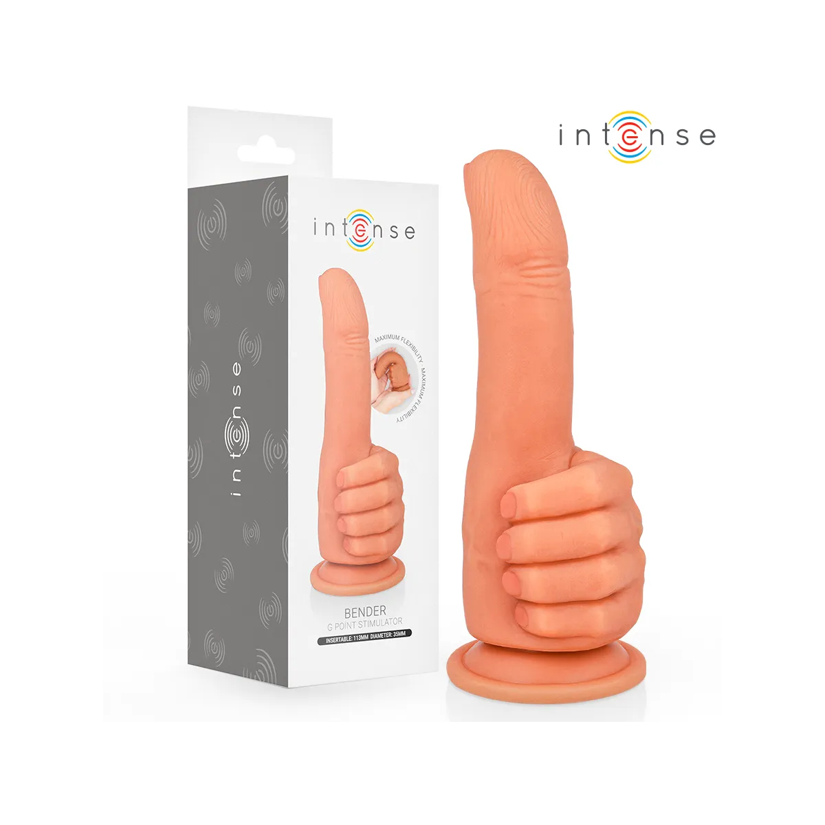 Bender G-Spot Stimulator Flexible Hand 11,3 cm von Intense Fun | Fesselliebe.de