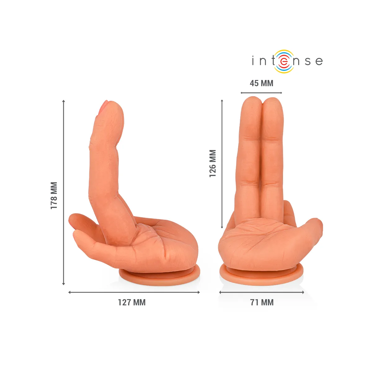 Leela G-Spot Stimulator Flexible Hand 12,6 cm von Intense Fun | Fesselliebe.de