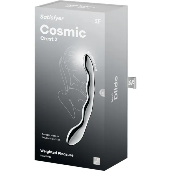 Cosmic Crest 2 Doppeldildo aus Edelstahl von Satisfyer Dildo | Fesselliebe.de