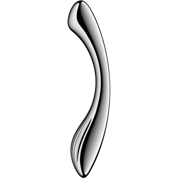 Pure Gravity 1 Doppelendeller Dildo aus Edelstahl von Satisfyer Dildo | Fesselliebe.de
