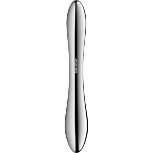 Pure Gravity 1 Doppelendeller Dildo aus Edelstahl von Satisfyer Dildo