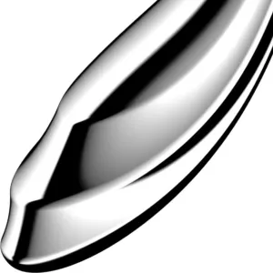Pure Gravity 2 Doppelendeller Dildo aus Edelstahl von Satisfyer Dildo