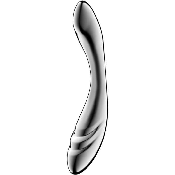 Pure Gravity 3 Edelstahl Doppelendeller Dildo von Satisfyer Dildo | Fesselliebe.de
