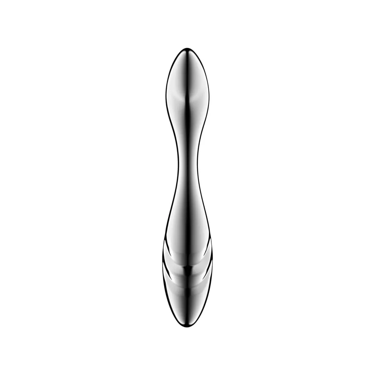 Pure Gravity 3 Edelstahl Doppelendeller Dildo von Satisfyer Dildo | Fesselliebe.de
