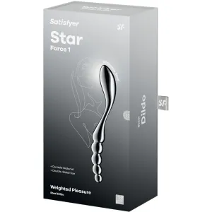 Star Force 1 Doppeldildo aus Edelstahl von Satisfyer Dildo