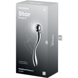 Star Force 2 Doppeldildo aus Edelstahl von Satisfyer Dildo | Fesselliebe.de