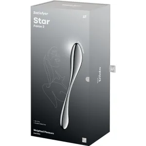 Star Force 3 Edelstahl Doppeldildo von Satisfyer Dildo