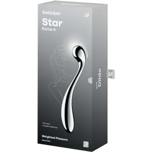 Star Force 4 Edelstahl Doppeldildo von Satisfyer Dildo