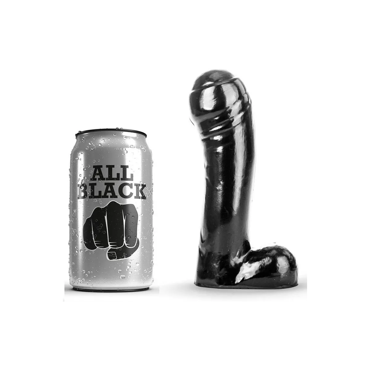 Dildo Schwarz 15 cm von All Black | Fesselliebe.de