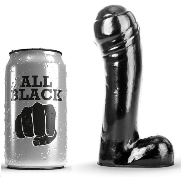 Dildo Schwarz 15 cm von All Black | Fesselliebe.de