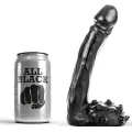 Realistischer Dildo 19 cm von All Black