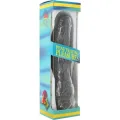 Vinyl P-Form Vibrator Schwarz Penis 20 cm von Seven Creations