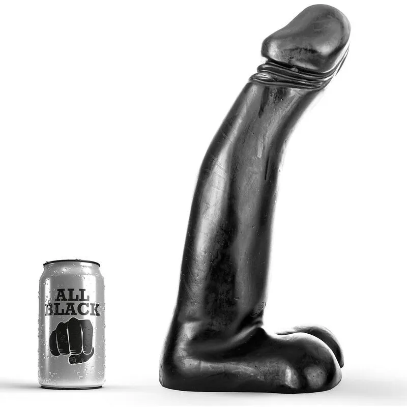 Realistischer Schwarzer Fistingdildo 29 cm von All Black | Fesselliebe.de