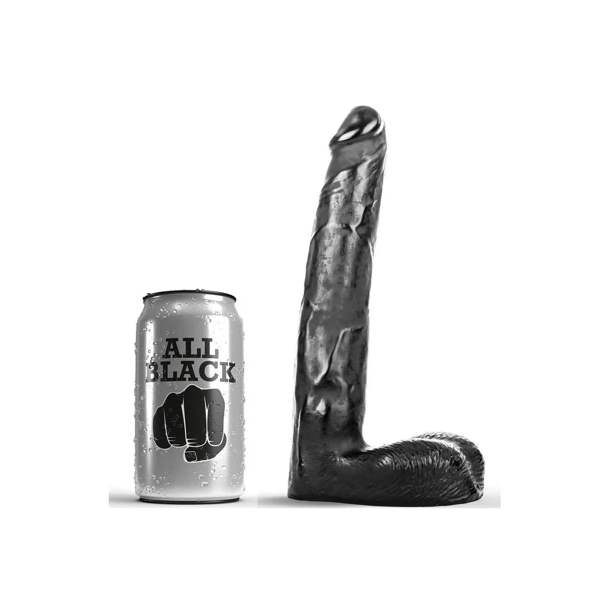 Realistischer Dildo 21 cm von All Black | Fesselliebe.de