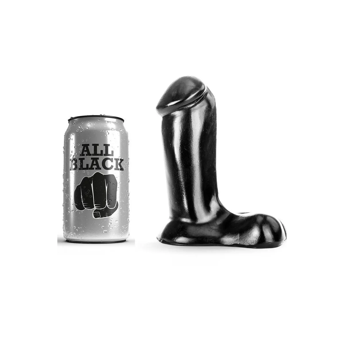 Realistischer Dildo 14 cm von All Black | Fesselliebe.de
