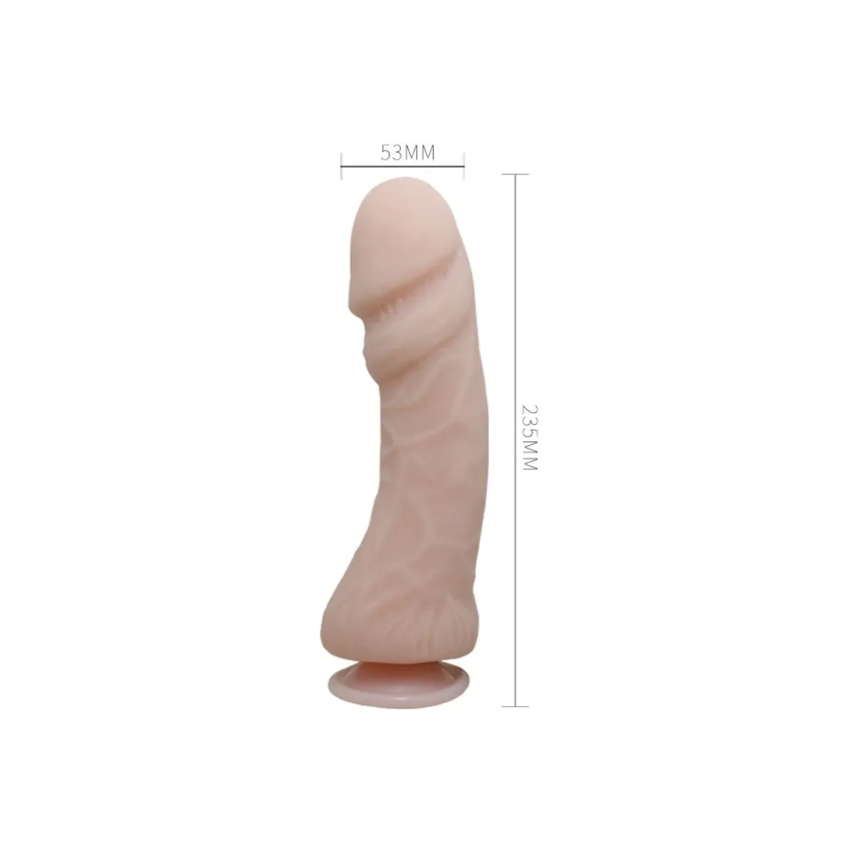 der Grosse Penis natürlicher Realistischer Dildo 23,5 cm von Baile Dildos | Fesselliebe.de