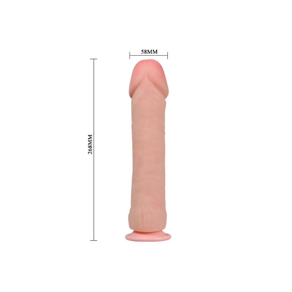 der Grosse Penis natürlicher Realistischer Dildo 26 cm von Baile Dildos | Fesselliebe.de