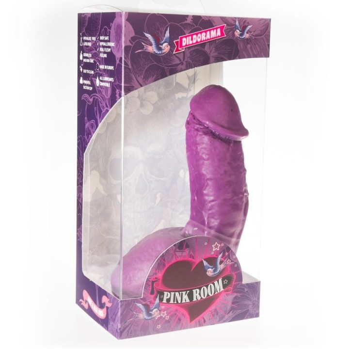 Elian Realistischer Dildo Lila 17,5 cm von Pink Room | Fesselliebe.de