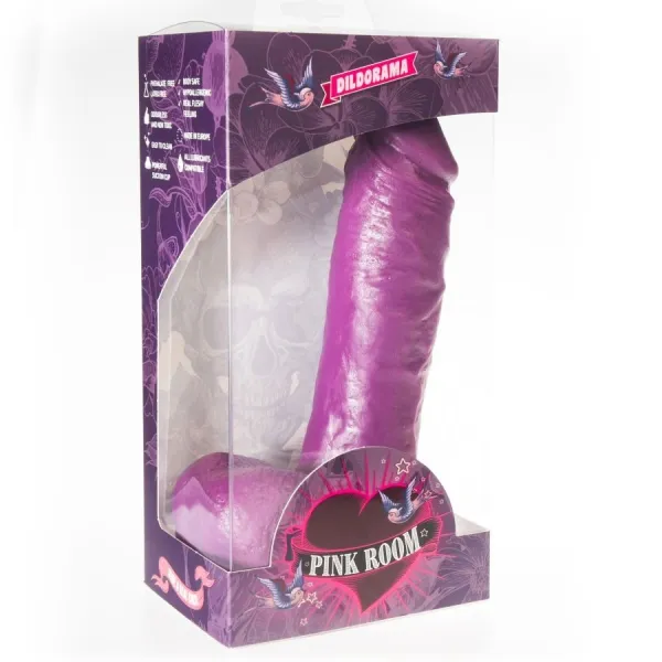 Anton Realistischer Dildo Lila 21,5 cm von Pink Room | Fesselliebe.de