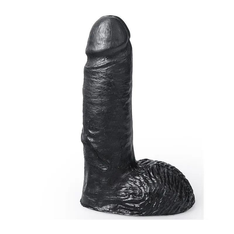 Realistischer Dildo Schwarz Farbe Cesar 19 cm von Hung System | Fesselliebe.de
