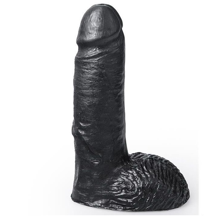 Realistischer Dildo Schwarz Farbe Cesar 19 cm von Hung System | Fesselliebe.de