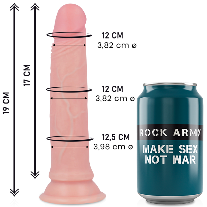 Liquid Silikone Premium Avenger Realistic 19 cm -O- 3,98 cm von Rock Army | Fesselliebe.de