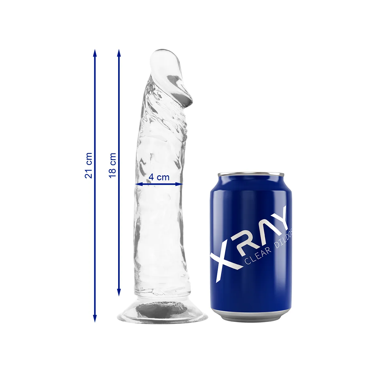 Klarer Hahn 21 cm -O- 4 cm von X Ray | Fesselliebe.de