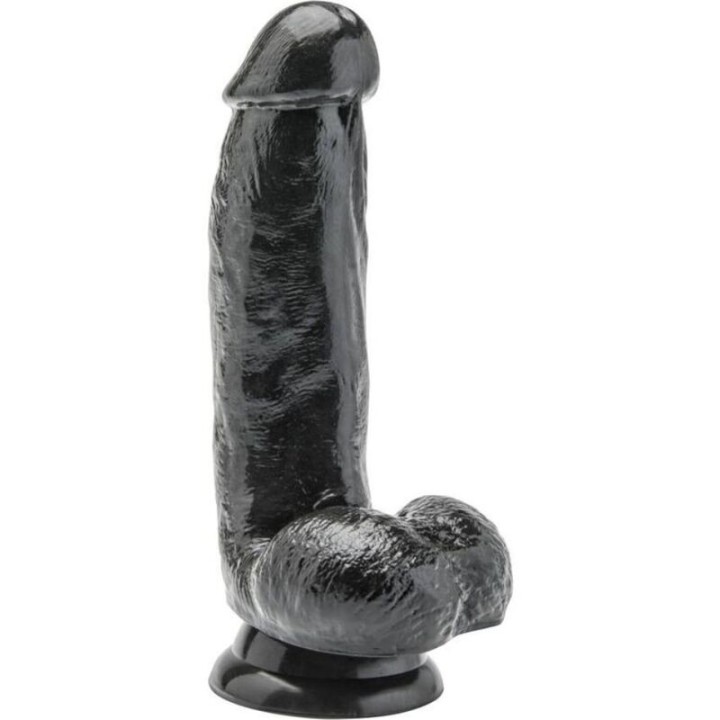 Dildo 12 cm mit Kugeln Schwarz von Get Real | Fesselliebe.de