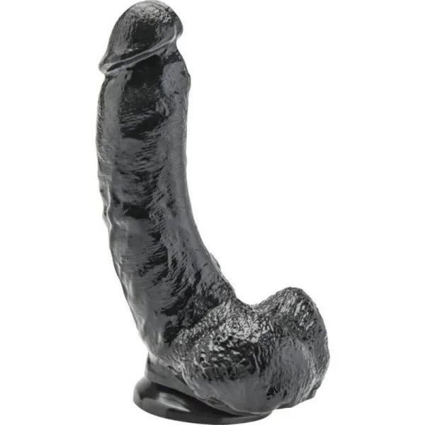 Dildo 20,5 cm mit Kugeln Schwarz von Get Real | Fesselliebe.de