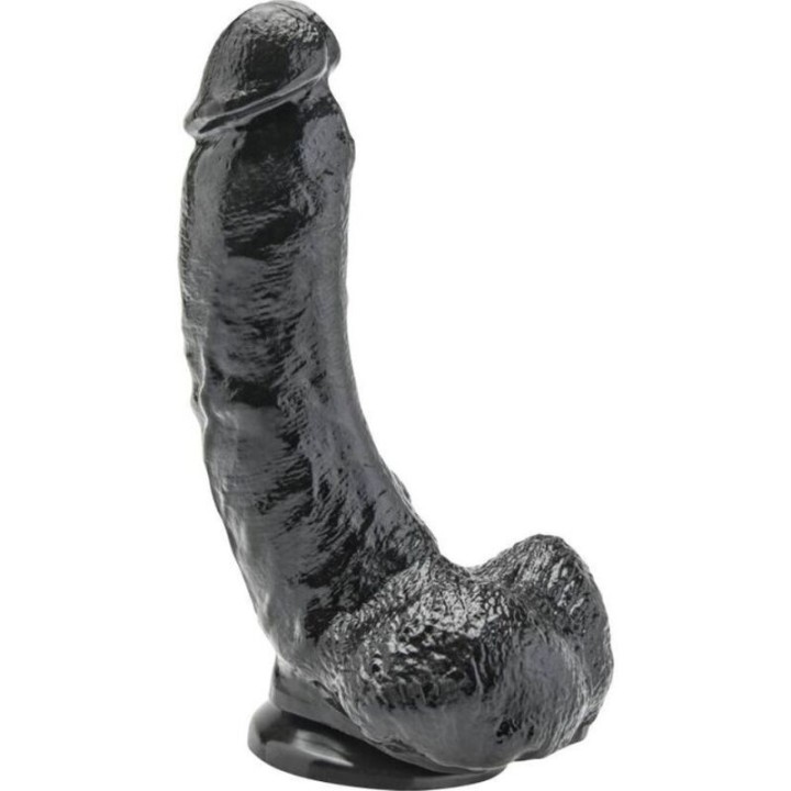 Dildo 20,5 cm mit Kugeln Schwarz von Get Real | Fesselliebe.de